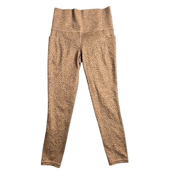 Athleta Salutation Stash 7/8 Leggings Leopard Print Size: XS - Picture 2 of 4
